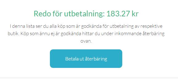 Refunder återbäring fungerar