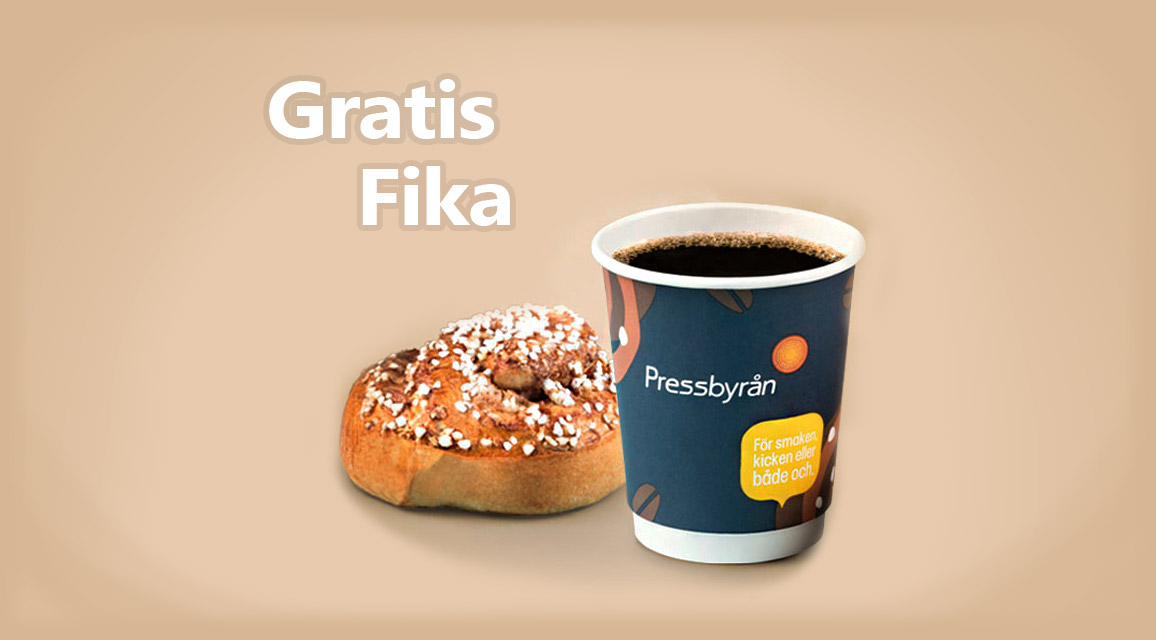 Få gratis fika via GratisFikan.se