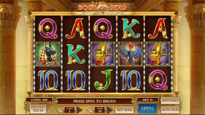 Book of dead slot